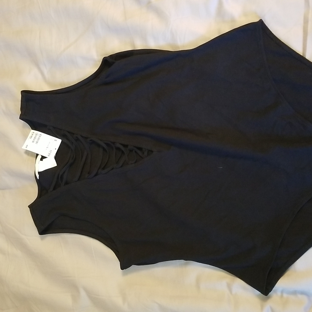 H&M plunge neck bodysuit